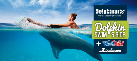 A great discount in your swim with dolphins plus unlimited meals and non alcoholic drinks. A great discount in your swim with dolphins plus unlimited meals and non alcoholic drinks.