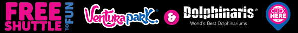Free shuttle in Cancun for Dolphinaris and Ventura-Park amusement and water park.