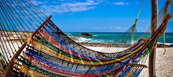 A tranquil beach in Cozumel